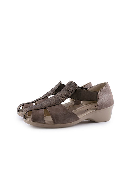 B-Soft Damen Sandalen Anatomisch Bronze