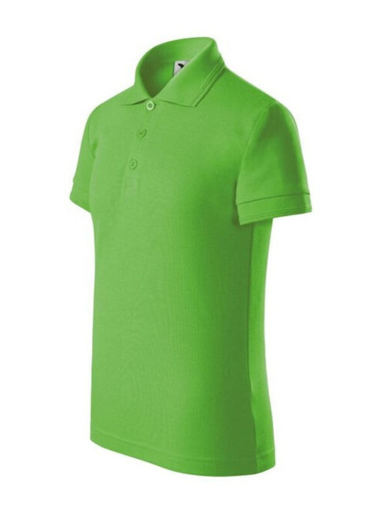 Malfini Kids Polo Short Sleeve Green