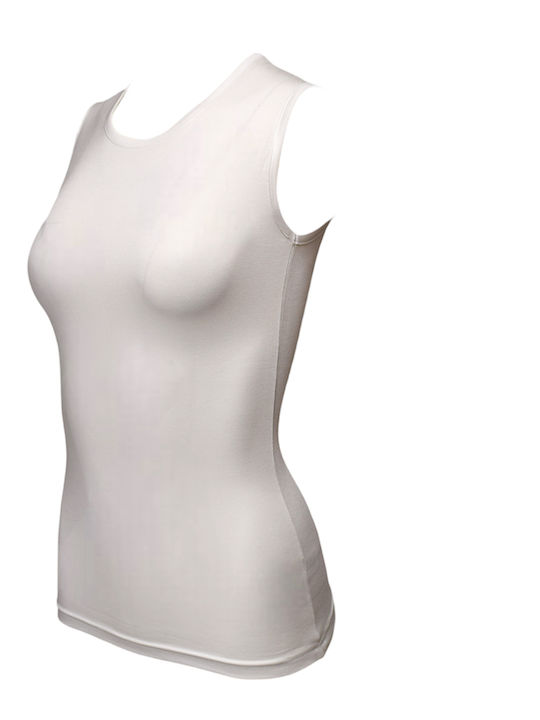 Apple Boxer Women's Sleeveless T-Shirt White