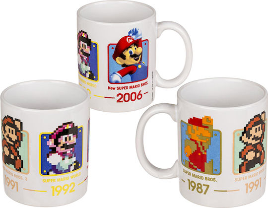 Pyramid International Super Mario History Κούπα Κεραμική Πολύχρωμη 325ml Pyramid International Super Mario History Κούπα Κεραμική Πολύχρωμη 325ml