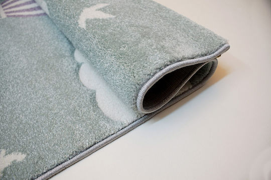 Tzikas Carpets 24192-040 Детско килимче Светлосин 133x190см Дебелина 13мм