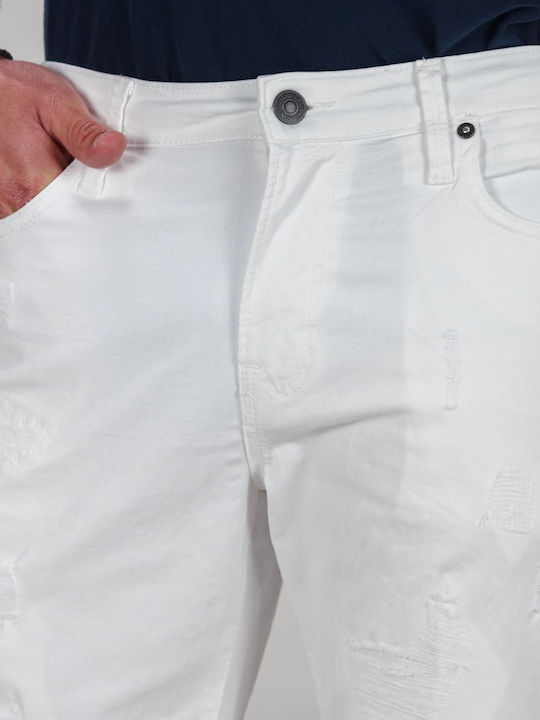 Jack & Jones Men's Shorts Jeans White