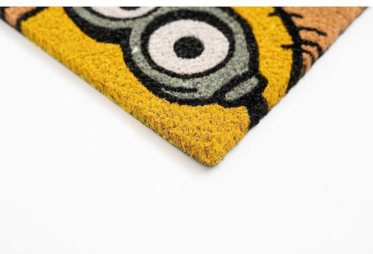 Grupo Erik Entrance Mat made of Coir with Anti-slip Backing Minions Brown 40x60cm