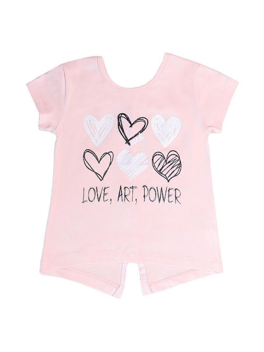 Nek Kids Wear Kinder Set mit Leggings Sommer 2Stück Rosa