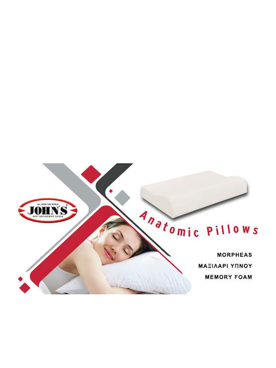 Johns Morpheas Sleep Pillow Memory Foam Anatomic 58x40x8cm