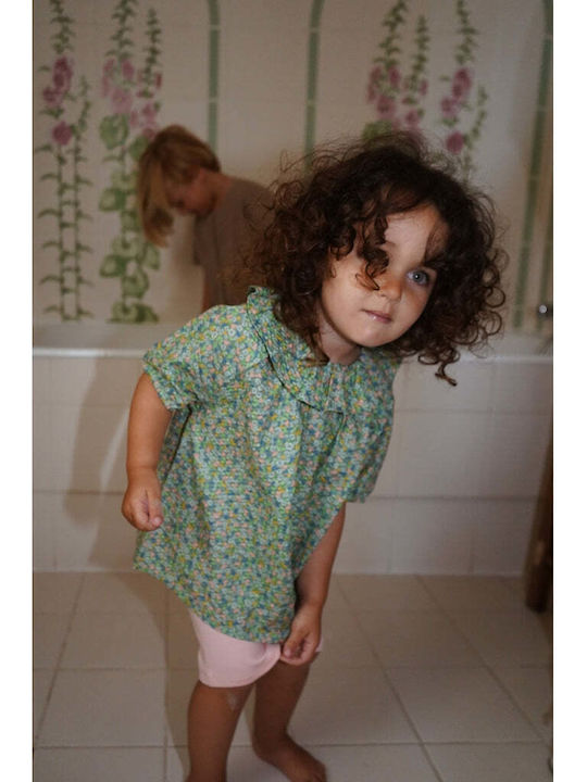 Children's blouse with ruffles made of 100% organic cotton 2y-8y Midsummer Konges Slojd