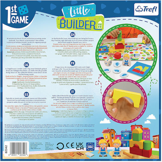 Επιτραπέζιο Παιχνίδι Little Builder 2+ Ετών (EN) Trefl