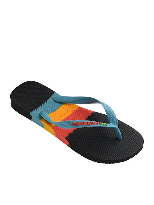 Brasil Tech Men's Flip Flops Black