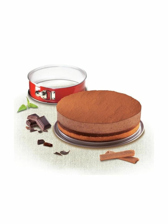 Tefal Formă de Patiserie pentru Chec Rotund din Aluminiu cu Bază Detașabilă 27x27buc 1buc