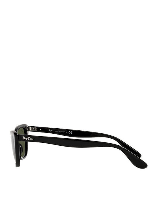 Ray Ban Lady Burbank Γυναικεία Γυαλιά Ηλίου με Μαύρο Κοκκάλινο Σκελετό και Πράσινο Φακό RB2299 901/31