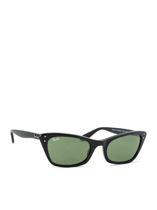 Ray Ban Lady Burbank Γυναικεία Γυαλιά Ηλίου με Μαύρο Κοκκάλινο Σκελετό και Πράσινο Φακό RB2299 901/31