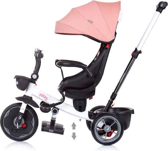Chipolino Pegas Wandelbar mit Elterngriff für 12 Monate Rosa