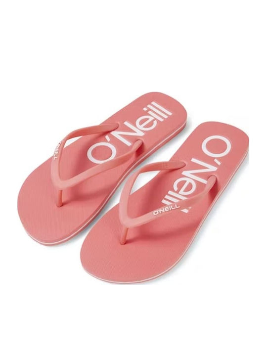 O'Neill Profile Logo Flip Flops Pink