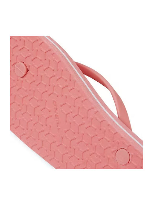 Profile Logo Frauen Flip Flops in Rosa Farbe
