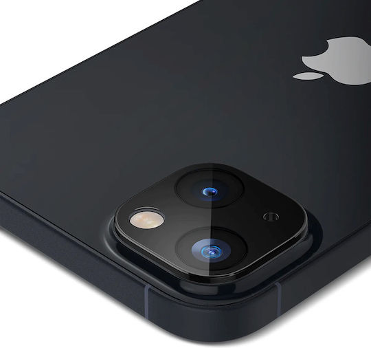 Techsuit Προστασία Κάμερας Tempered Glass Μαύρο για το iPhone 14 / 14 Plus