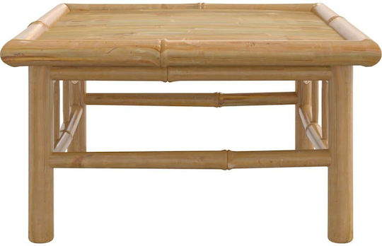 Masa Masa de lounge pentru spații exterioare mici de bambus 65x55x30buc
