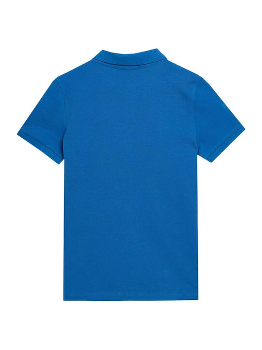 4F Kids Polo Short Sleeve Blue