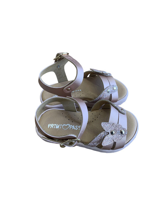 PRIMI PASSI CHILDREN'S LEATHER SANDAL 4015 COPPER