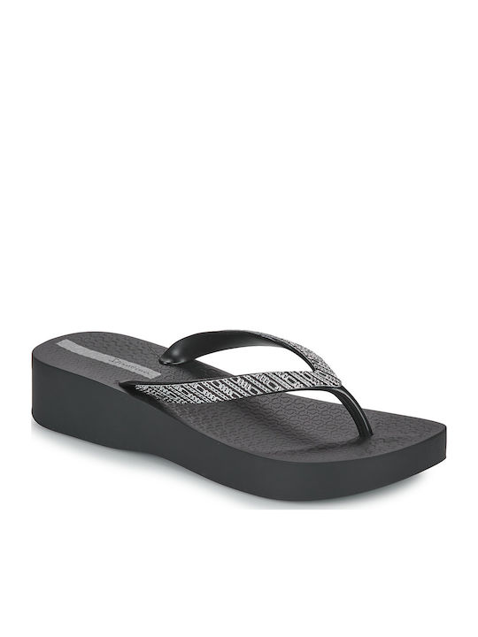 Mesh VIII Frauen Flip Flops mit Plattform in Schwarz Farbe