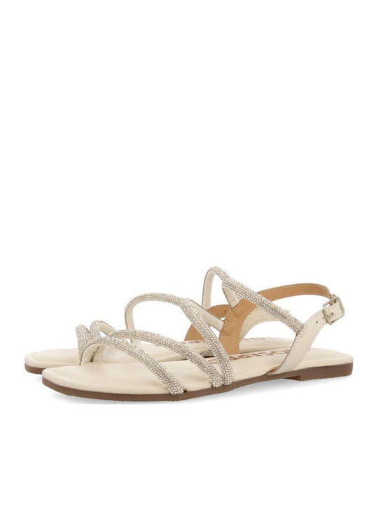 Sandale Casual Damă Din Piele Albite