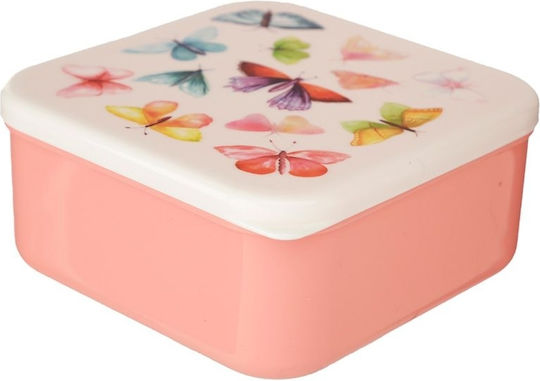 Puckator Butterfly Plastic Kids' Lunch Set Multicolour