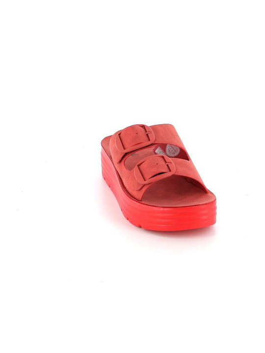 Platforme Dama în Tip Slip On Roșii