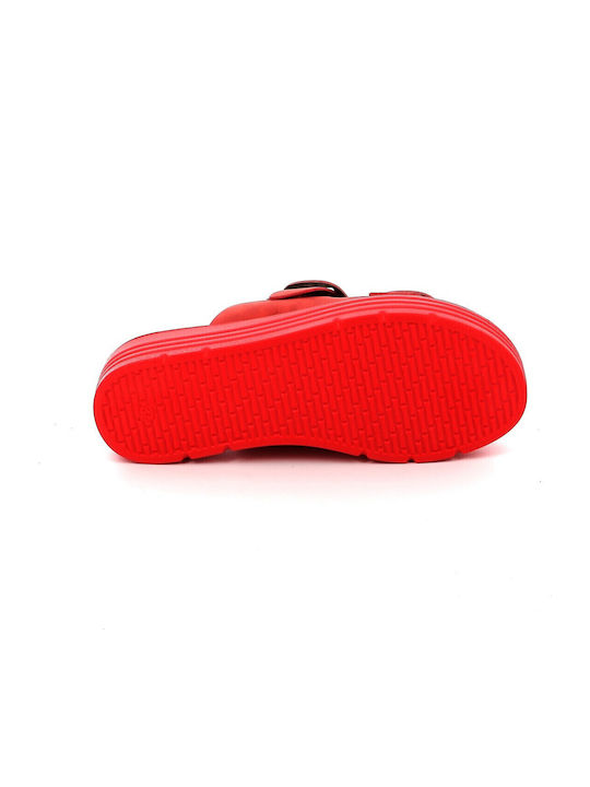 Platforme Dama în Tip Slip On Roșii