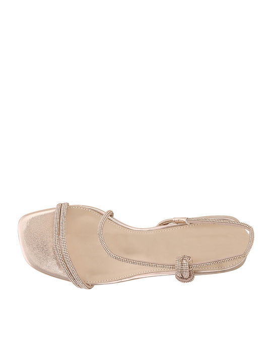 Stes Πέδιλα με Στρας rosegold