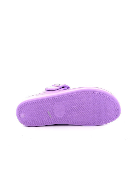 Women's Flip Flops in Purple Style