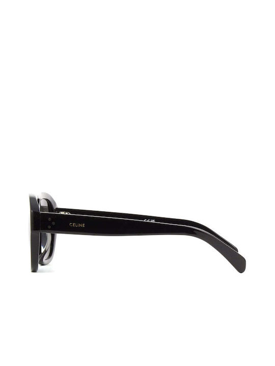 Celine Women's Sunglasses with Black Acetate Frame and Gray Lenses CL40205U 01A