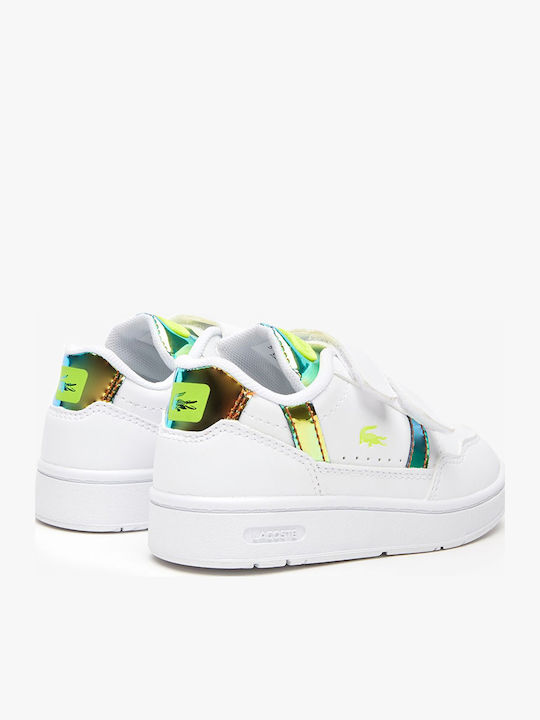 T-Clip Παιδικά Sneakers με Σκρατς Λευκά