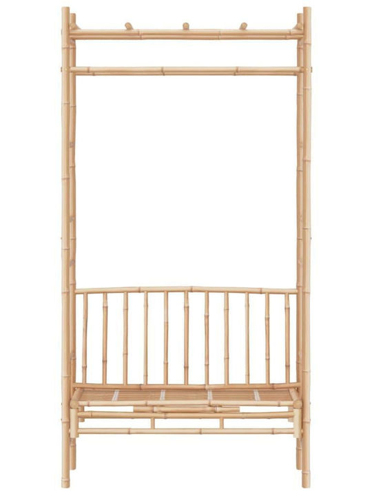 Παγκάκι Εξωτερικού Χώρου Μπαμπού 116x52x220cm