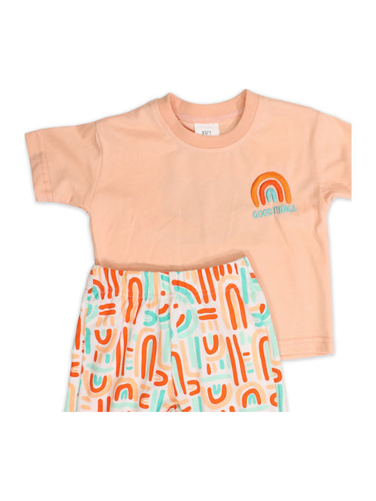 Kids' Set with Leggings Summer 2pcs Orange
