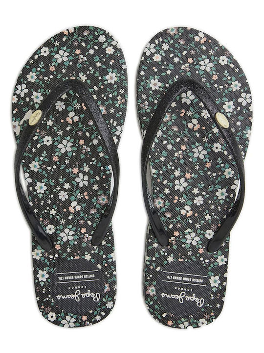 Pepe Jeans Women's Flip Flops Black