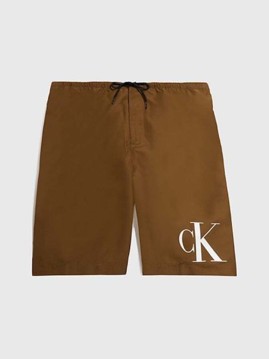 Herren Badebekleidung Bermuda Braun