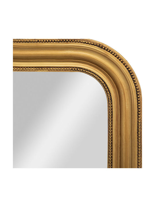 Wandspiegel mit Gold Hölzernes Rahmen 104x74cm 1Stück