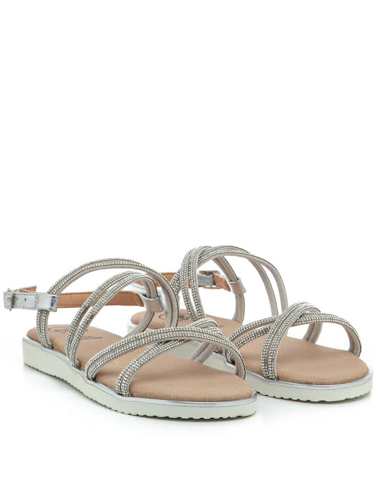 Exe Kinder Sandalen Silber