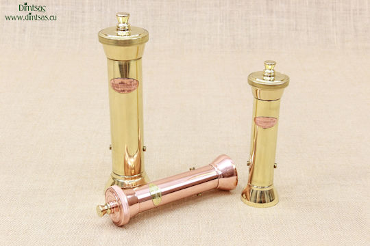 Manual Metallic Pepper Mill Bronze
