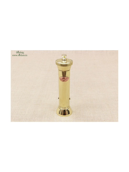 Manual Metallic Pepper Mill Brown