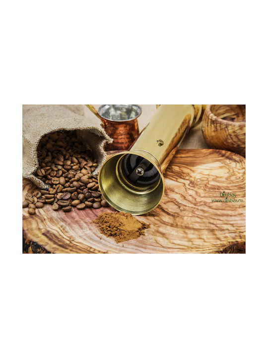 Manual Metallic Pepper Mill Brown