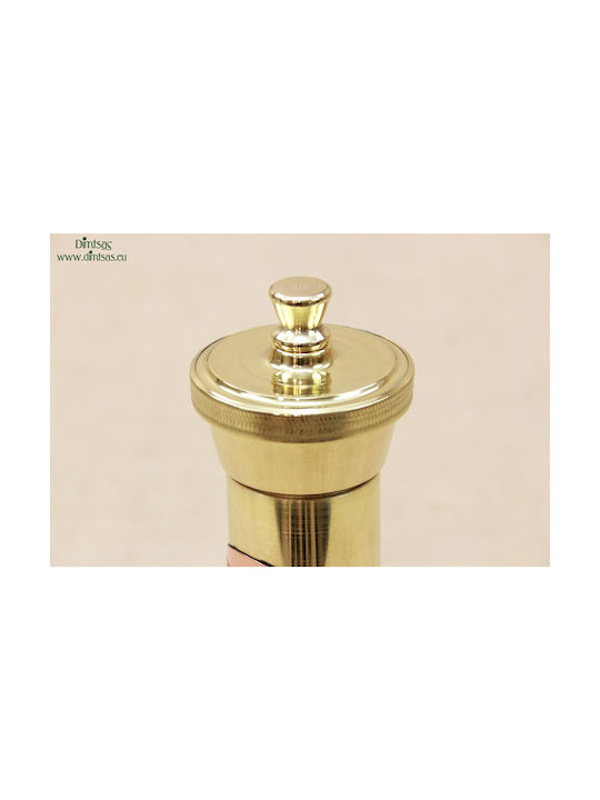 Manual Metallic Pepper Mill Brown