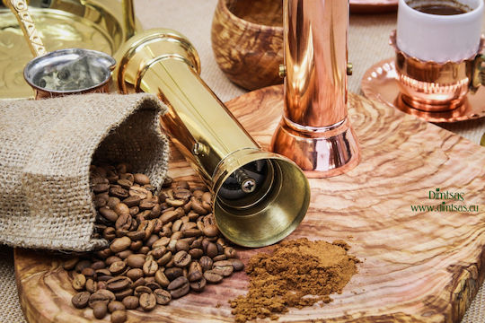 Manual Metallic Pepper Mill Gold