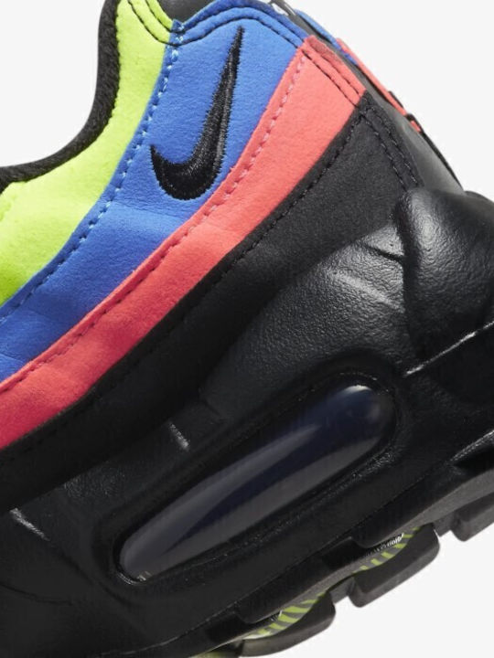 Air Max 95 Air Max 95 Детски маратонки Low Черно / Volt / Blue Crystal