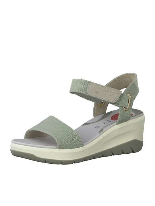 Anatomic Women's Fabric Platform Shoes Olive 8-28761-20 701