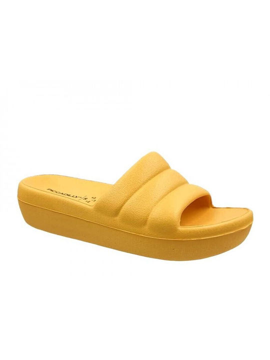 Piccadilly Women's Slides Yellow