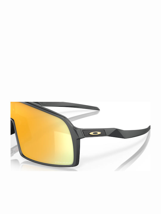 Oakley Sutro Men's Sunglasses with Black Plastic Frame and Yellow Mirror Lens OO9406-05