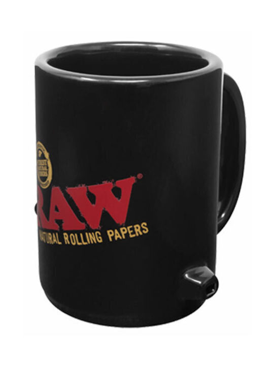 Raw Wake-Up and Bake-Up Κούπα Κεραμική Μαύρη