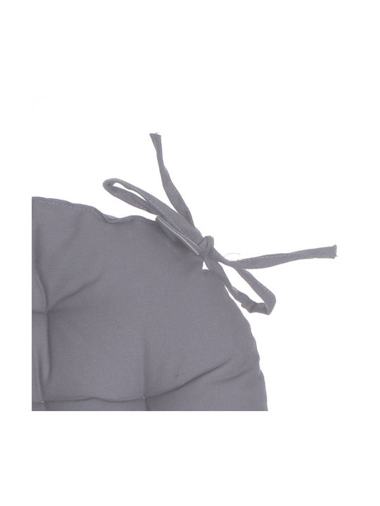 Atmosphera Μαξιλάρι Καρέκλας Κήπου Στρογγυλό Grey 38x38εκ.