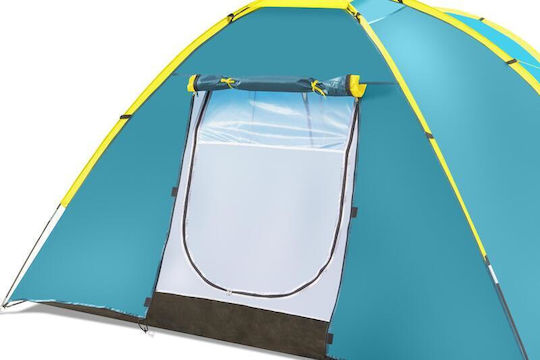 Bestway Camping Tent Tunnel Blue with Double Cloth 3 Seasons for 3 People 350x240x130cm