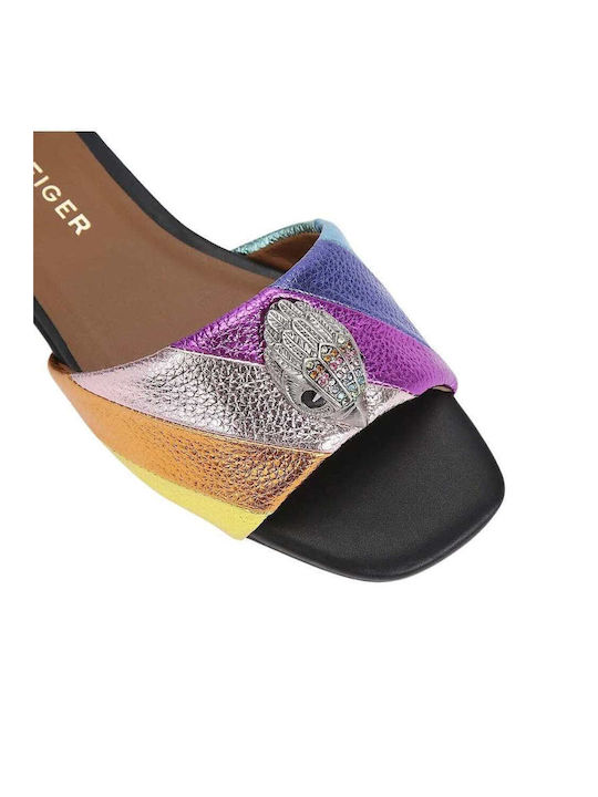 Kensington Leder Flache Sandalen für Damen
